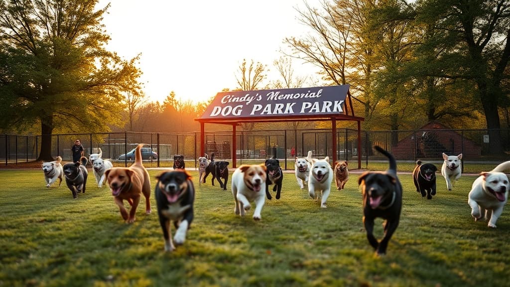 Cindy's Memorial Bark Park dog park in Port Vue, PA