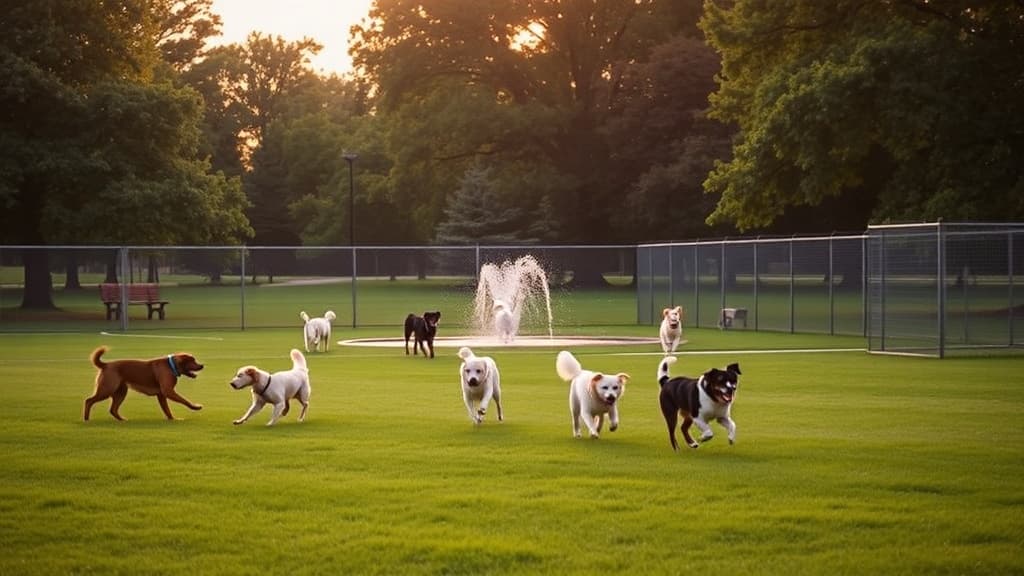 Watsessing Park Off-Leash Dog Facility dog park in Bloomfield Joint Penton Pavillion, NJ