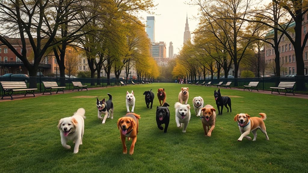 Manhattan Beach Dog Run dog park in New York, NY