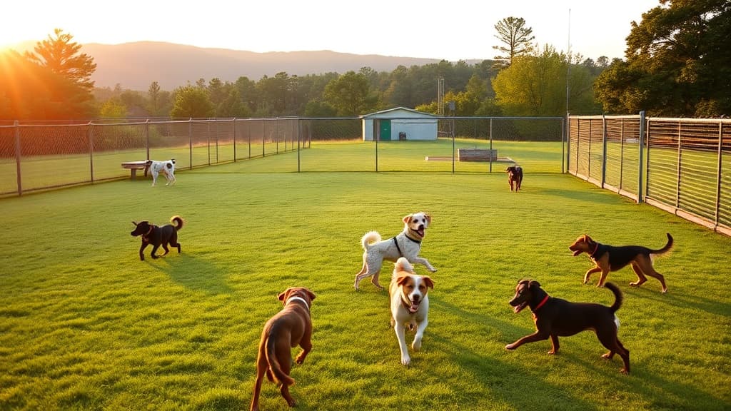 Dog Park at Shallotte Township District Park dog park in Shallotte, NC