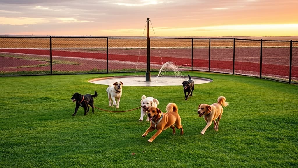 Coody Creek Bark Park dog park in Muskogee, OK