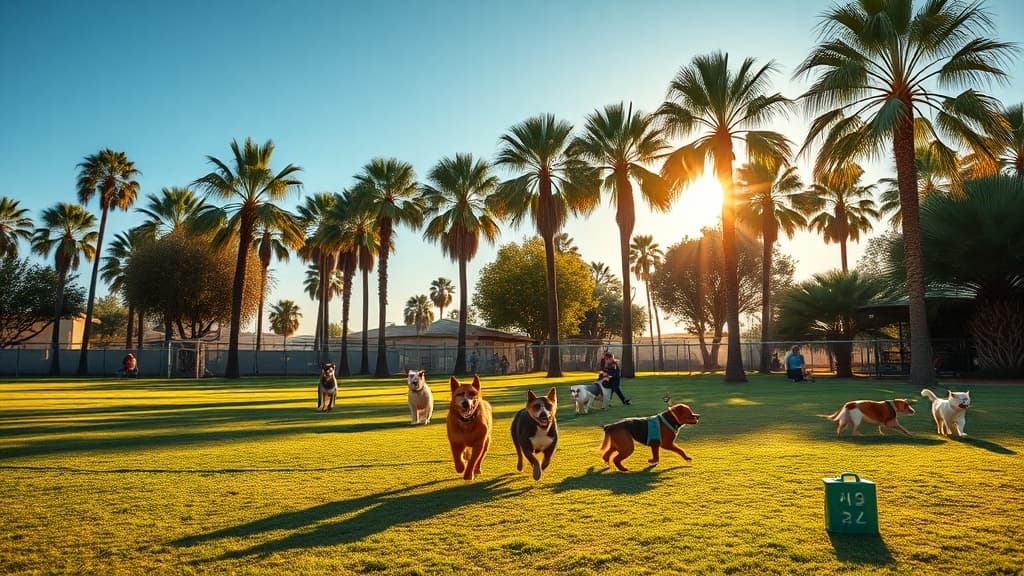 Wrigley Heights Dog Park dog park in Long Beach, CA