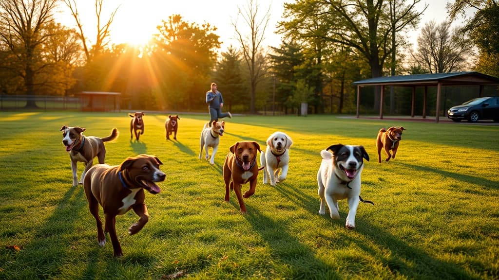 Large Dog Park dog park in Bloomington, IN