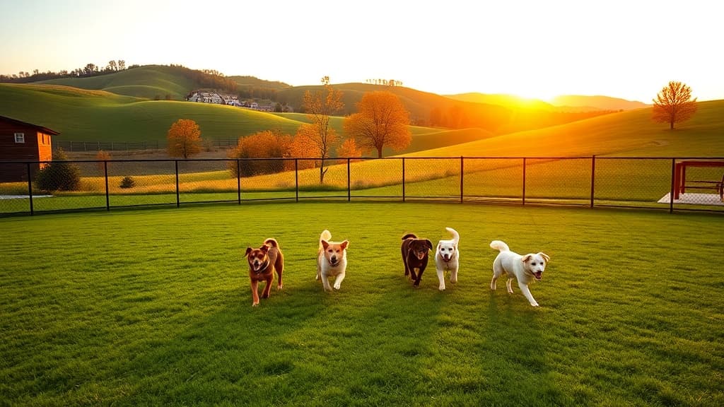 Dog Park at Angora Frog Farm dog park in Powell, TN