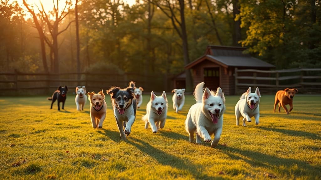 Sheepfold dog park in Stoneham, MA