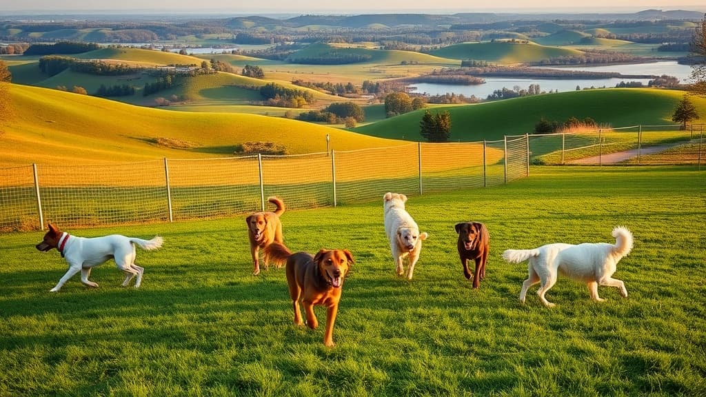 New London Jaycees Dog Park dog park in New London, WI