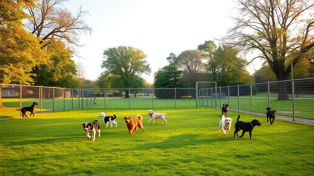 Dog Run at Laurel Acres Park dog park in Mount Laurel, NJ
