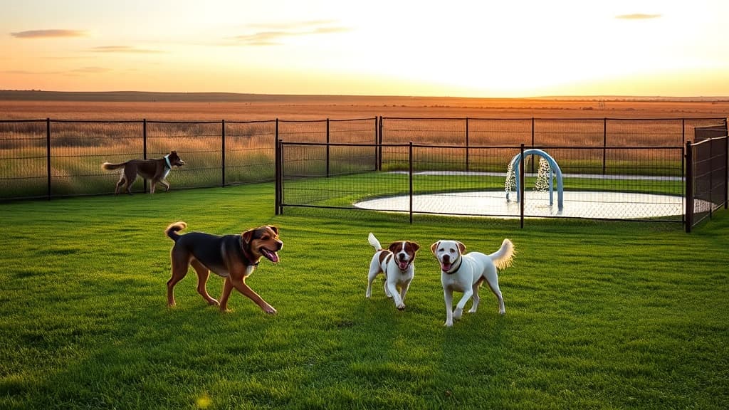 Lincoln Dog Park at Lincoln Drive Park dog park in Grand Forks, ND