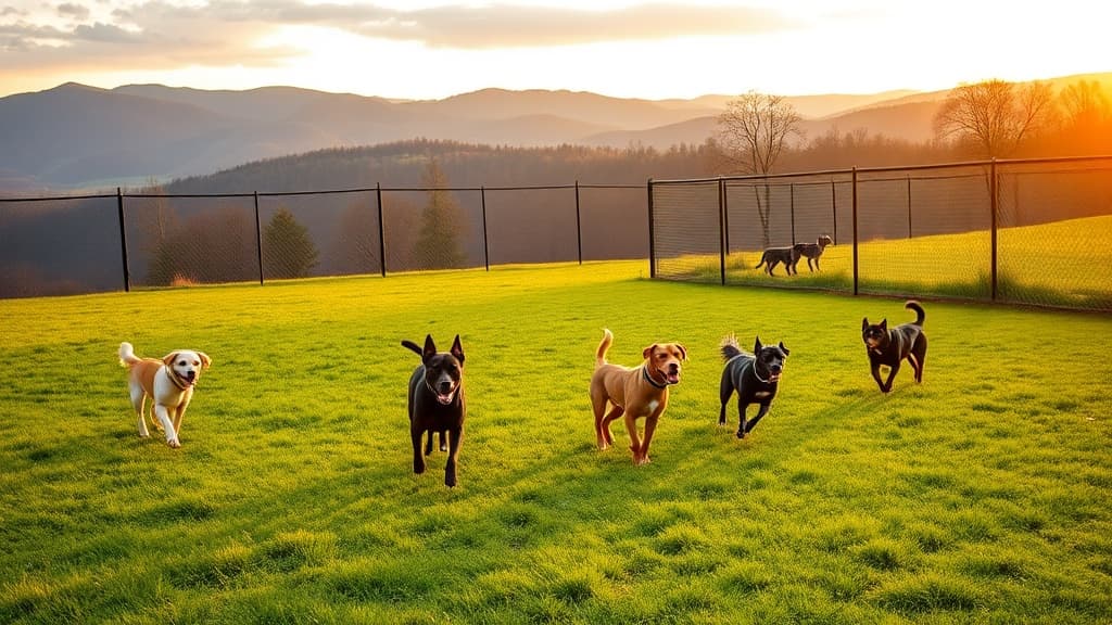 Louisa County Bark Park dog park in Mineral, VA