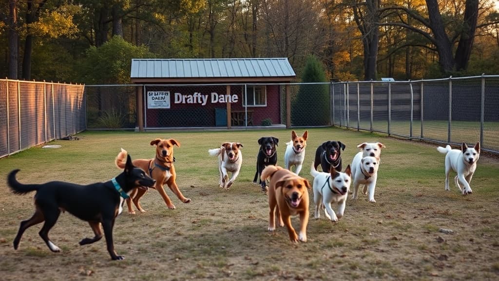 The Drafty Dane dog park in Marietta, GA