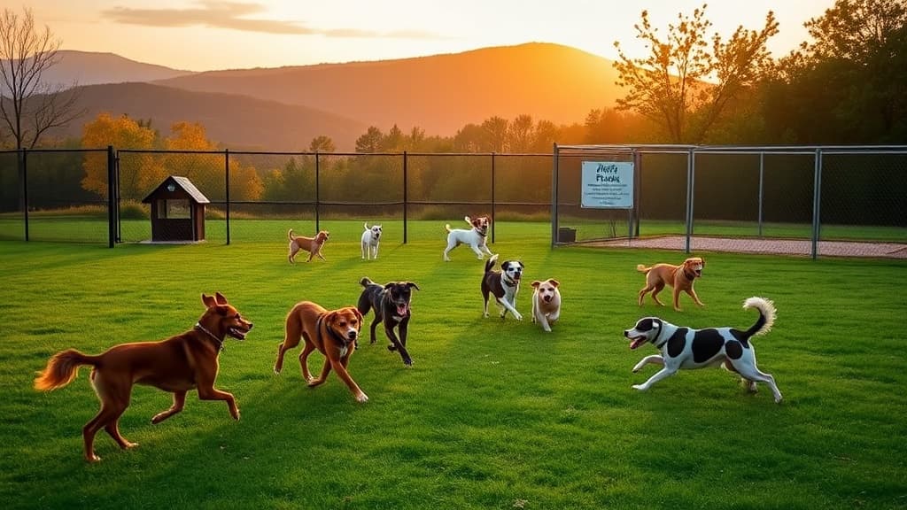 Dog Park at Nelson Malloy Park dog park in Winston-Salem, NC