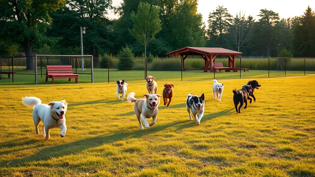 Metro Crossing Dog Park dog park in Owings Mills, MD