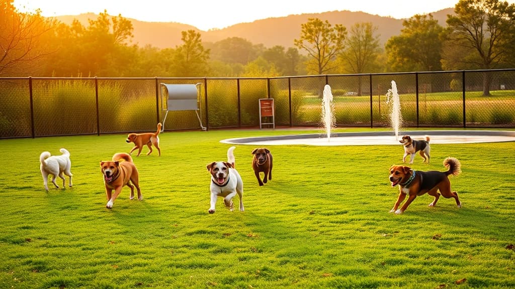 Dog Park at Hix Recreation Park dog park in Oxford, NC