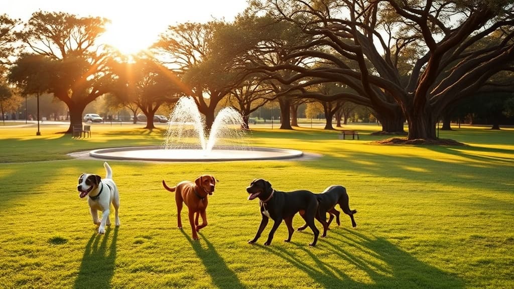 The Tailgate ATX dog park in Austin, TX