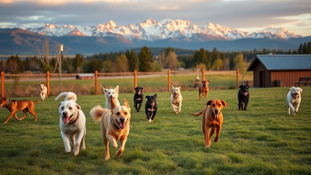 Kamp K9 dog park in Portland, CO