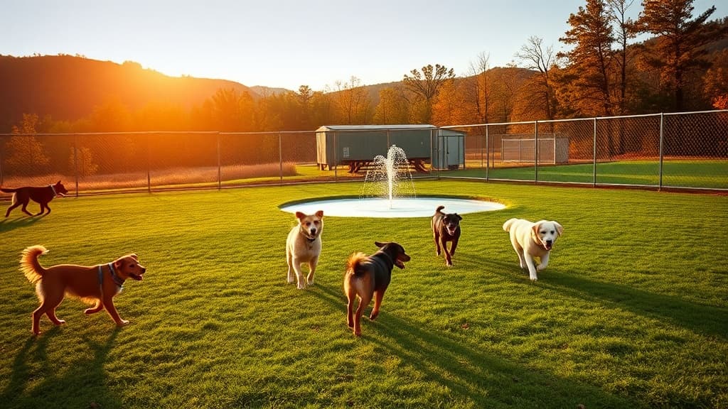 Ahoskie Creek Amphitheater dog park in Ahoskie, NC
