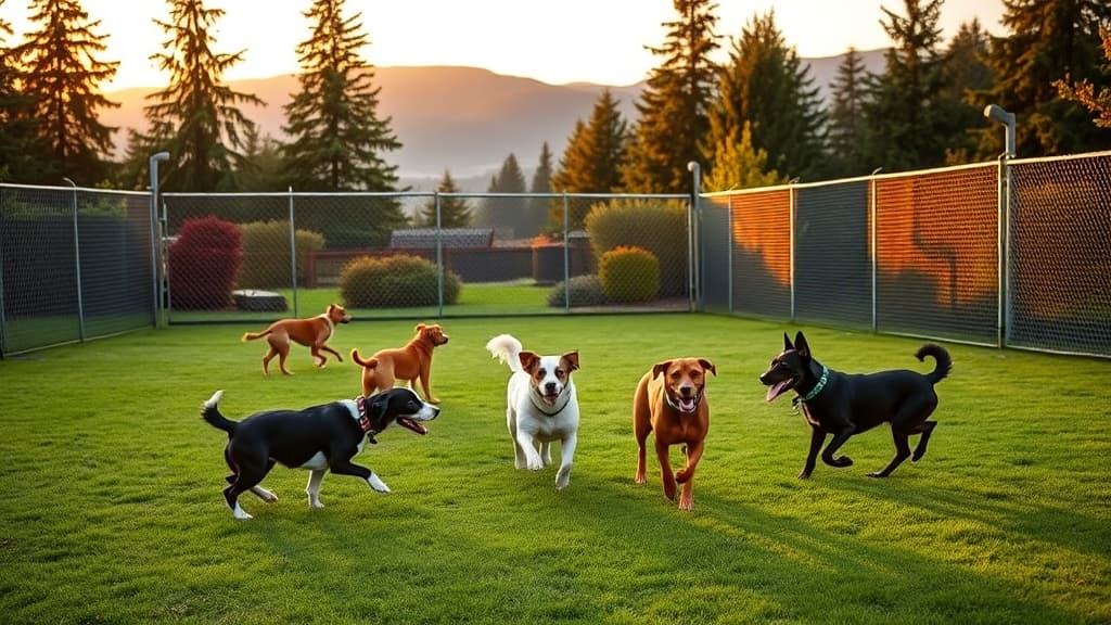 Edith Moulton Park dog park in Kirkland, WA