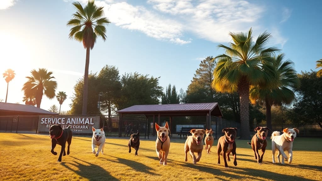 Service Animal Relief Area dog park in Santa Rosa, CA