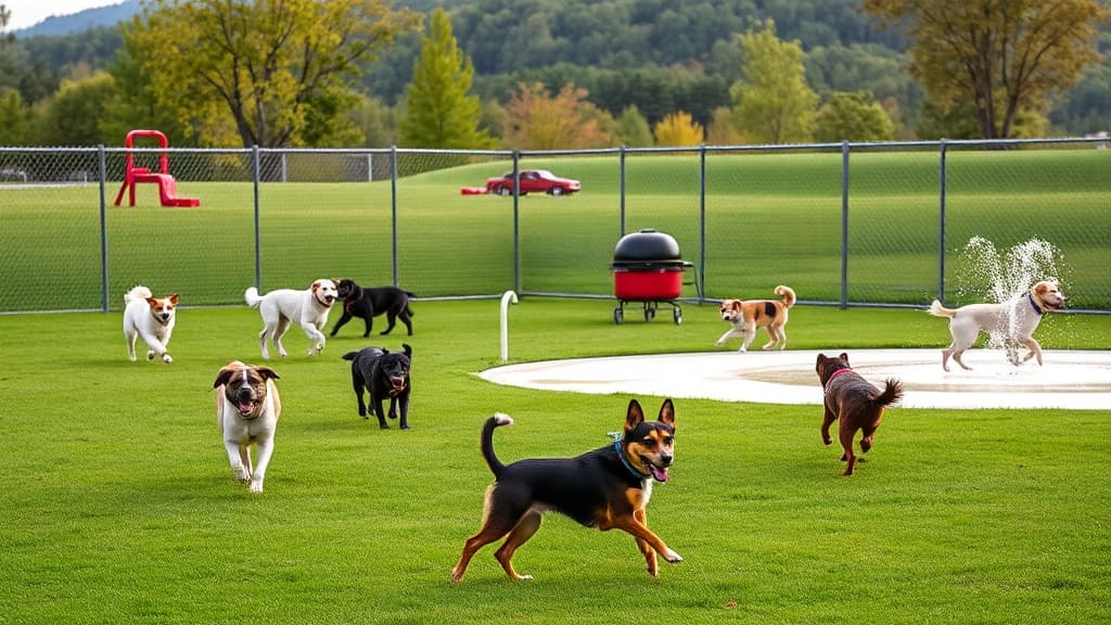 Oak Ridge Town Park dog park in Oak Ridge, NC