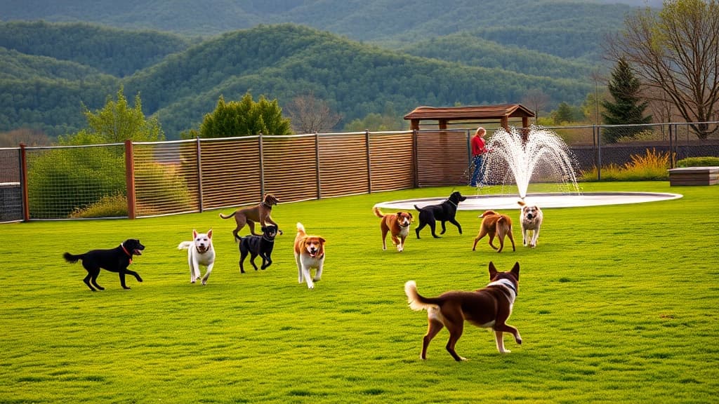 Beech Mountain Bark Park dog park in Beech Mountain, NC