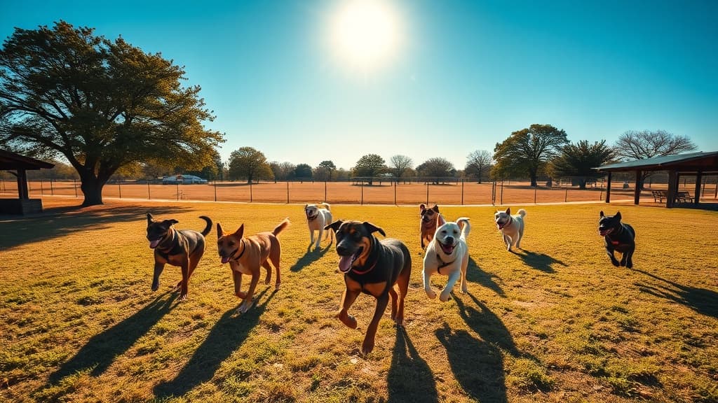 Dog Park dog park in Cleburne, TX