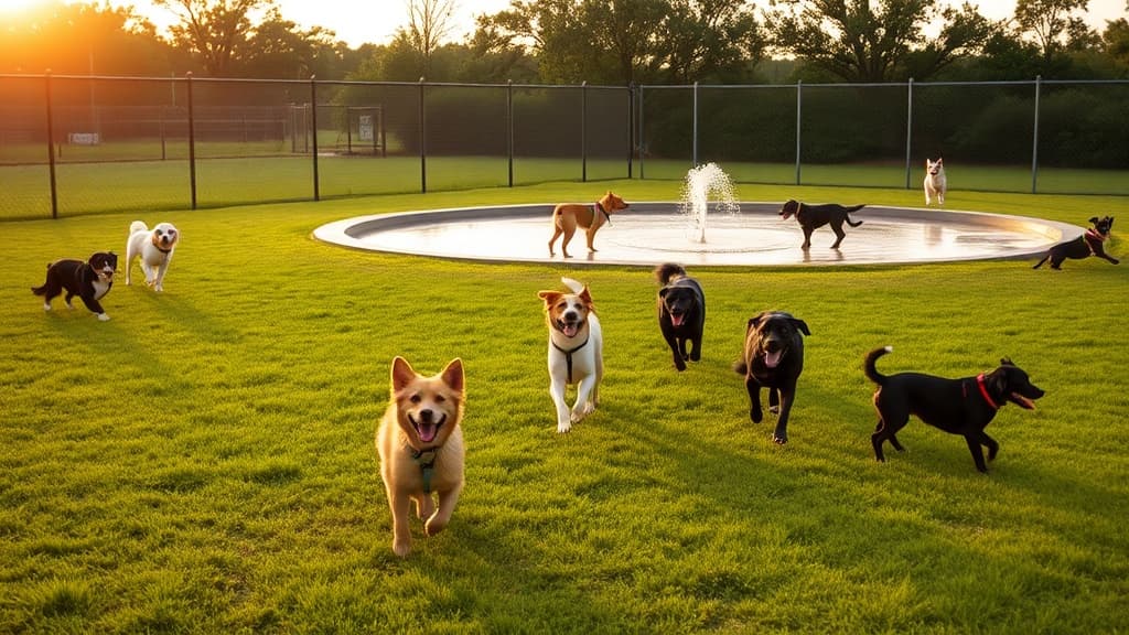 Bark Park dog park in Morgan City, LA