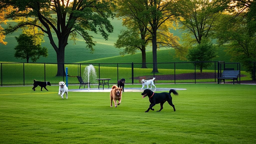 Dog Field at Kellogg Park dog park in Cincinnati, OH