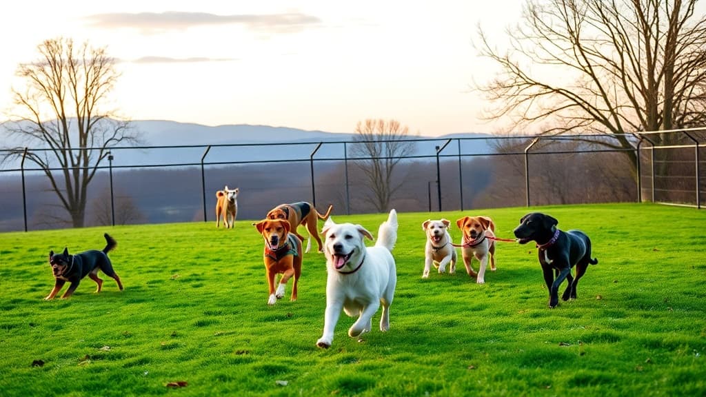 Dog Park at Ben Brenman Park dog park in Alexandria, VA