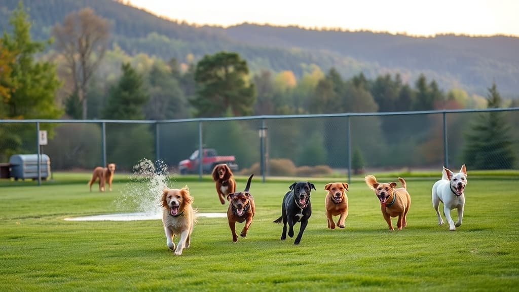 Dog Park at Major Anthony Selin Park dog park in Selinsgrove, PA
