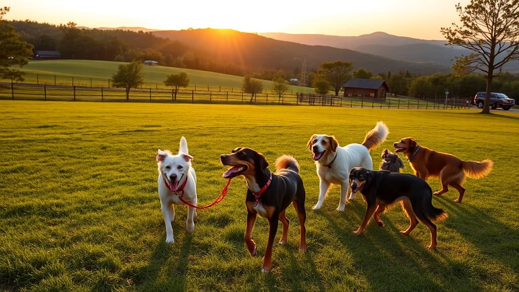 Red Mill Farms Park dog park in Virginia Beach, VA