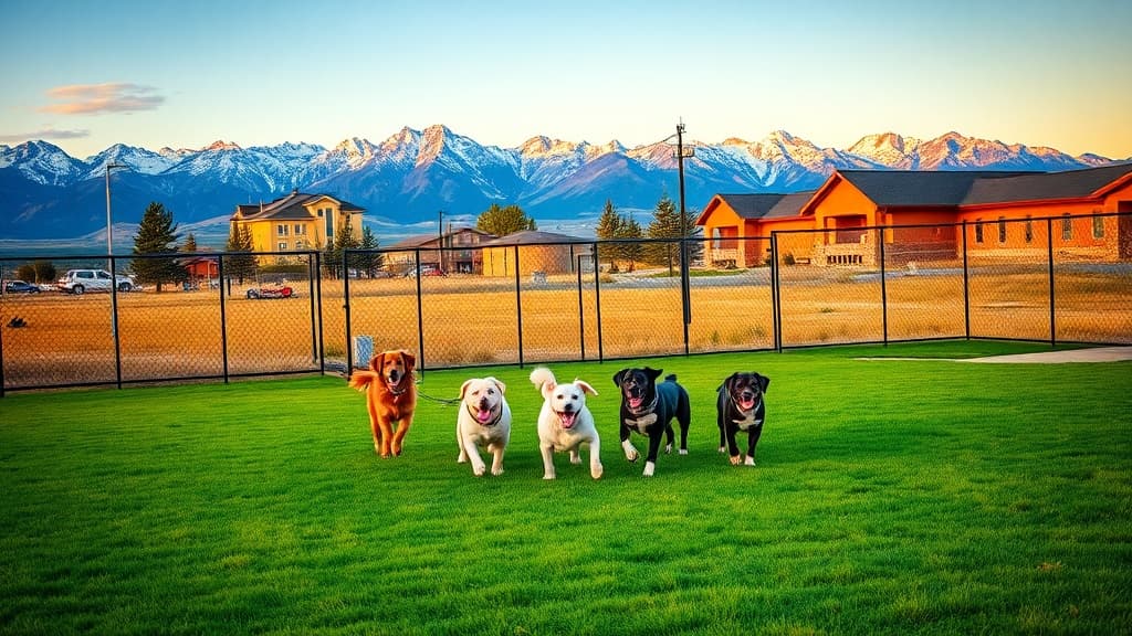 Louisville Community (Dog) Park dog park in Louisville Neighborhood Plaza, CO