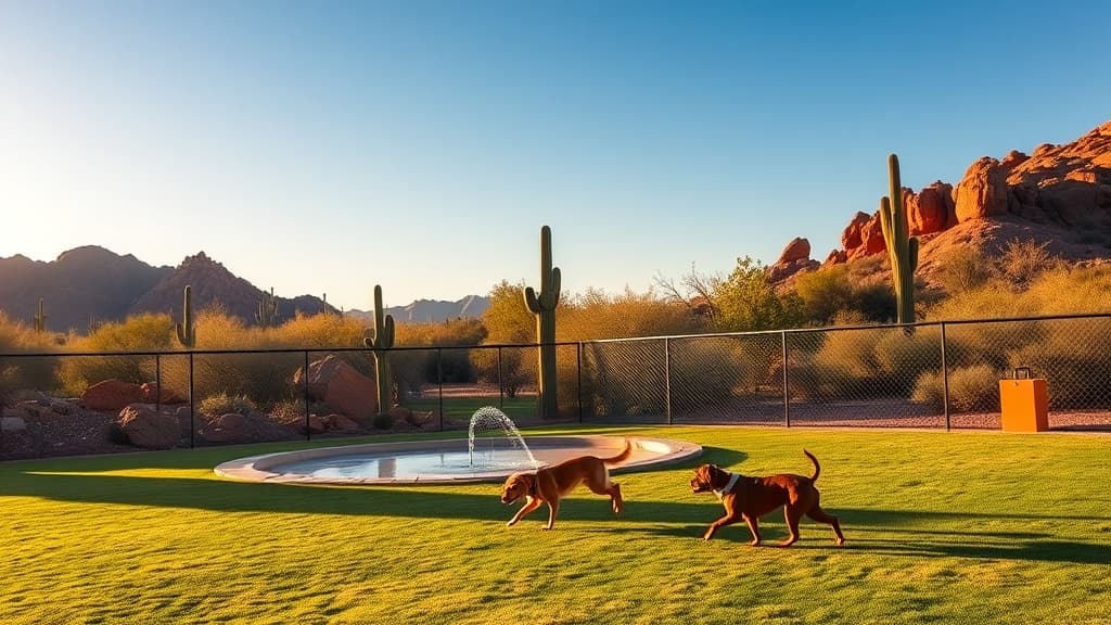 Dog Park at Margaret T. Hance Park dog park in Phoenix, AZ