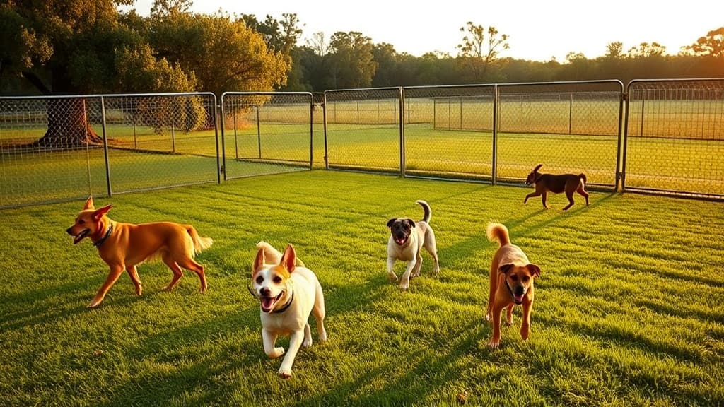 Love's Travel Stop dog park in Boyce, LA