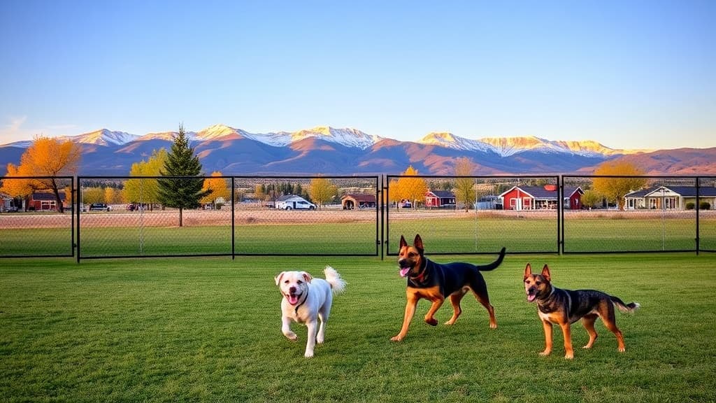 Parachute Dog Park dog park in Parachute Neighborhood Plaza, CO