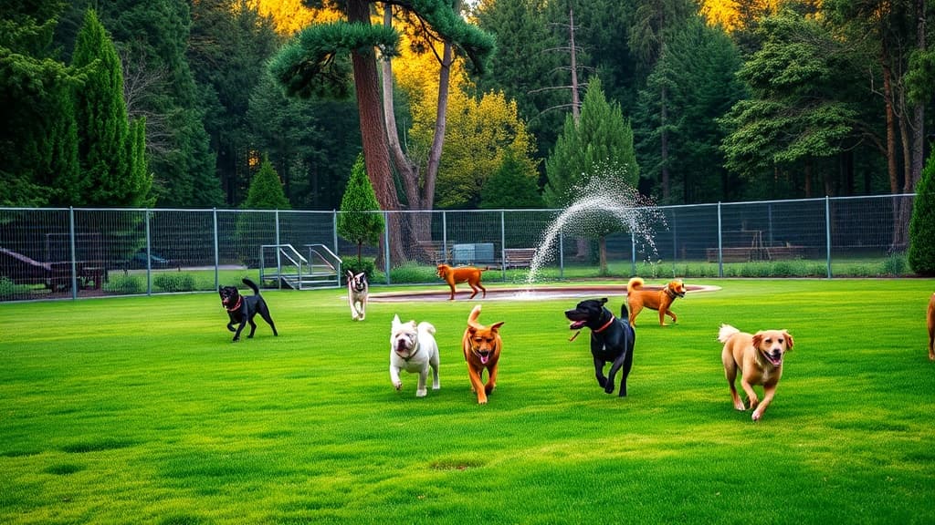Dog Park at Big Sky Park dog park in Bend, OR