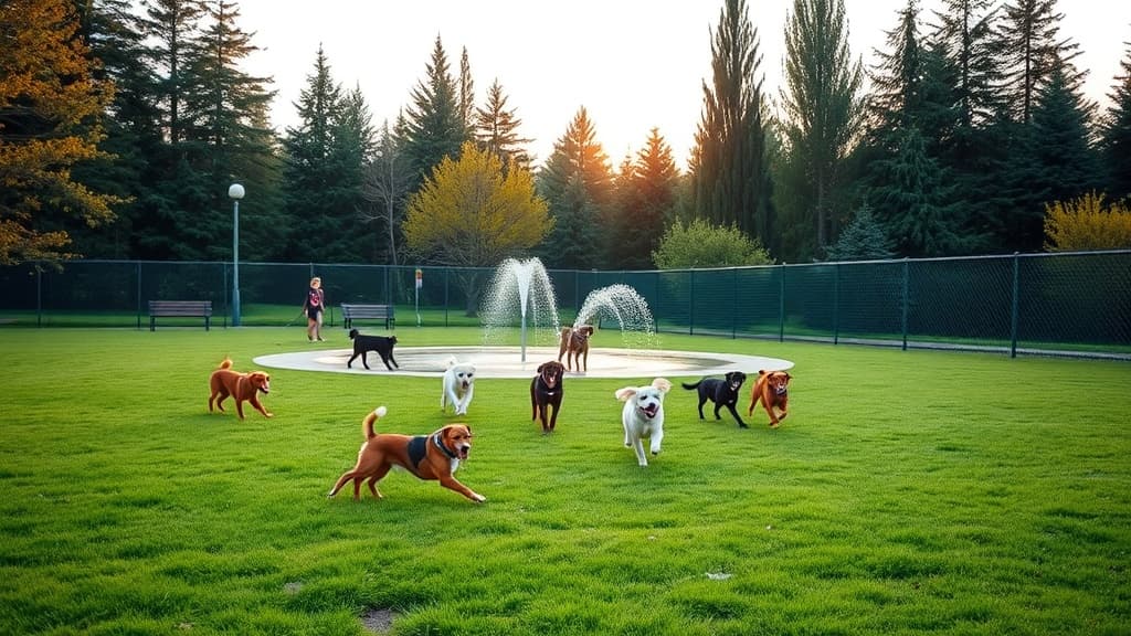 Dog Park at Wayne Morse Family Farm dog park in Eugene, OR