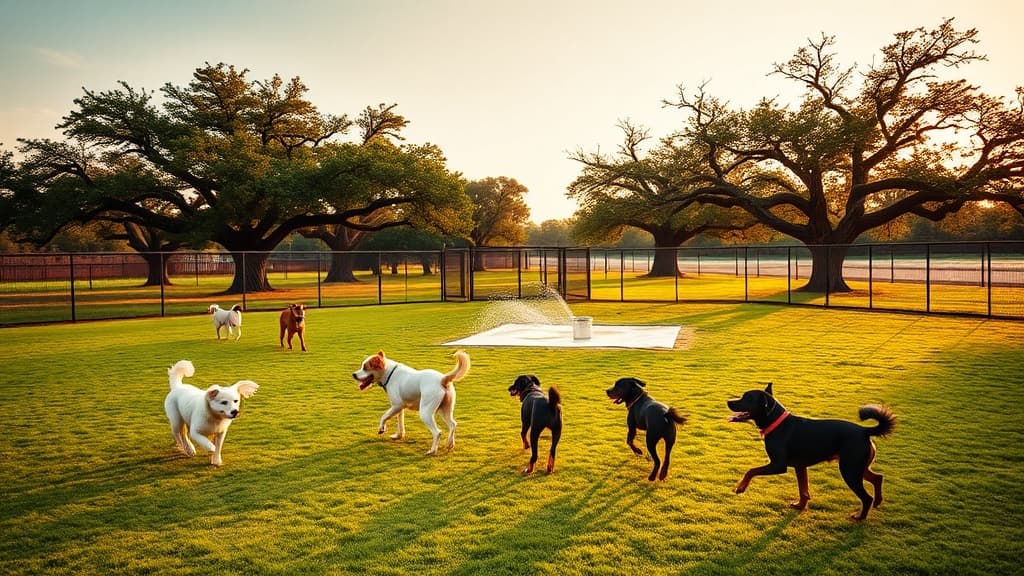 Dog Park at Pearsall Park dog park in San Antonio, TX