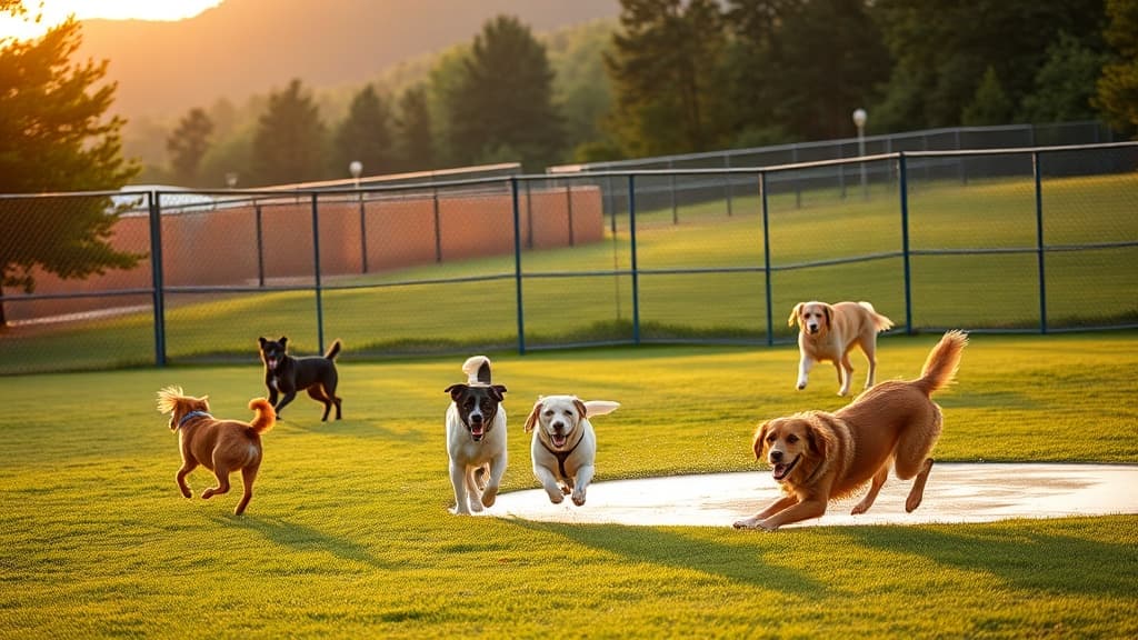 Stephen M. Hussey BarkPark at Country Park dog park in Greensboro, NC