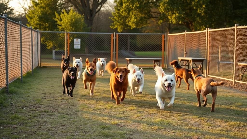 Huck's Bark Park dog park in Beaver Dam, KY