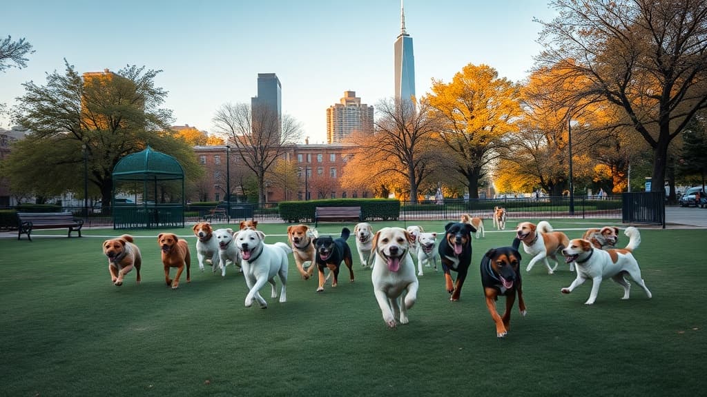 Cooper Park Dog Run dog park in New York, NY