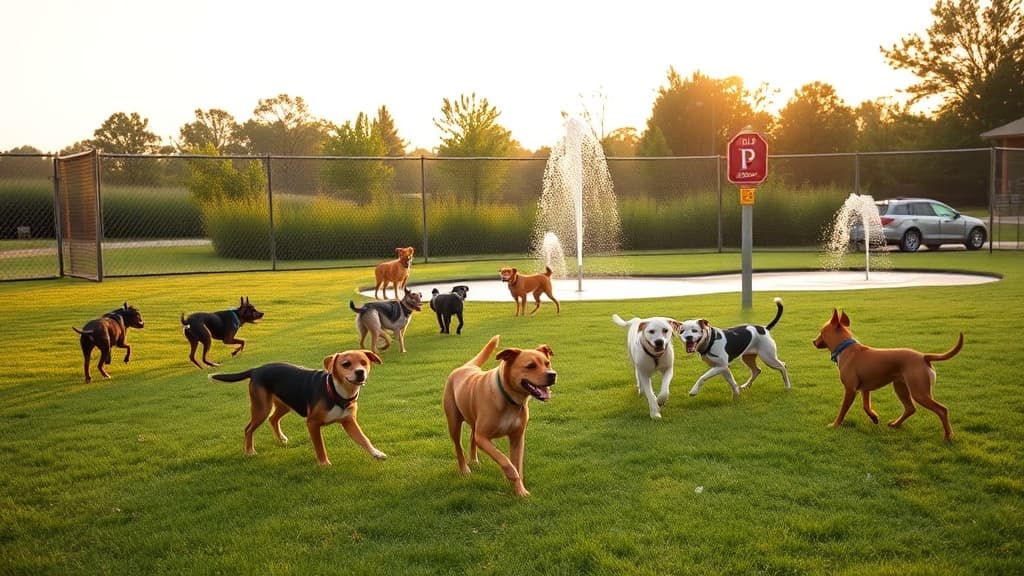 Dog Park at Bell Branch Park dog park in Gambrills, MD