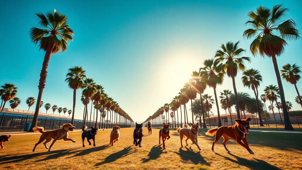 Airport Dog Park dog park in Santa Monica, CA