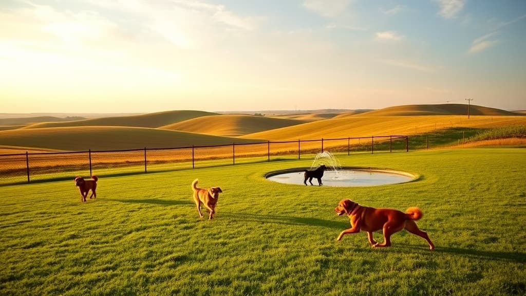 Canine Corral at Rodeo Park dog park in Fort Madison, IA