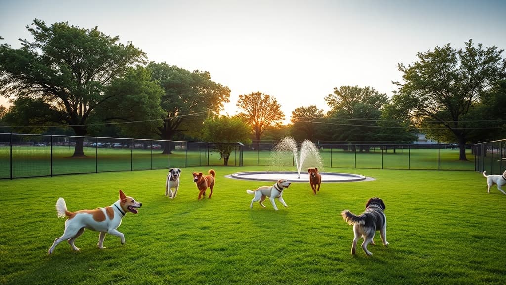 Berry Lane Park Dog Run dog park in Jersey City Joint, NJ