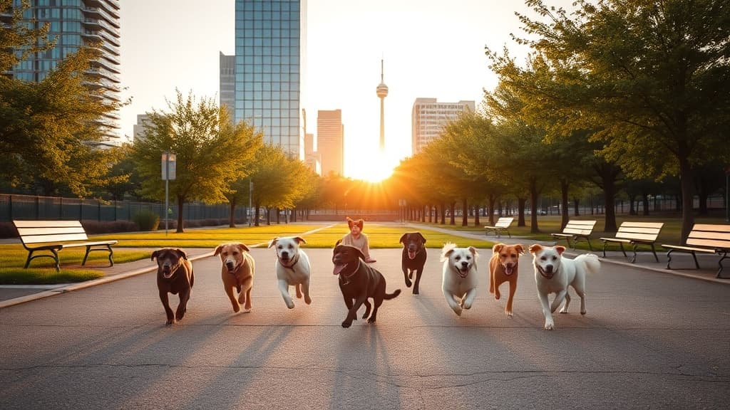Dogs Off-Leash Area dog park in Toronto, CA-ON