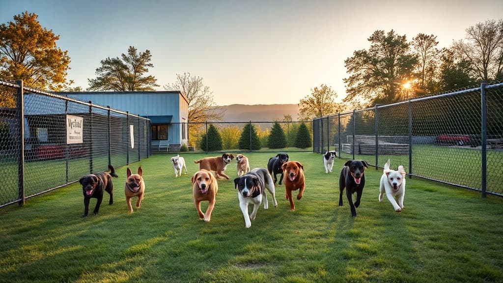 WagWorld Pub & Event Center dog park in Fletcher, NC