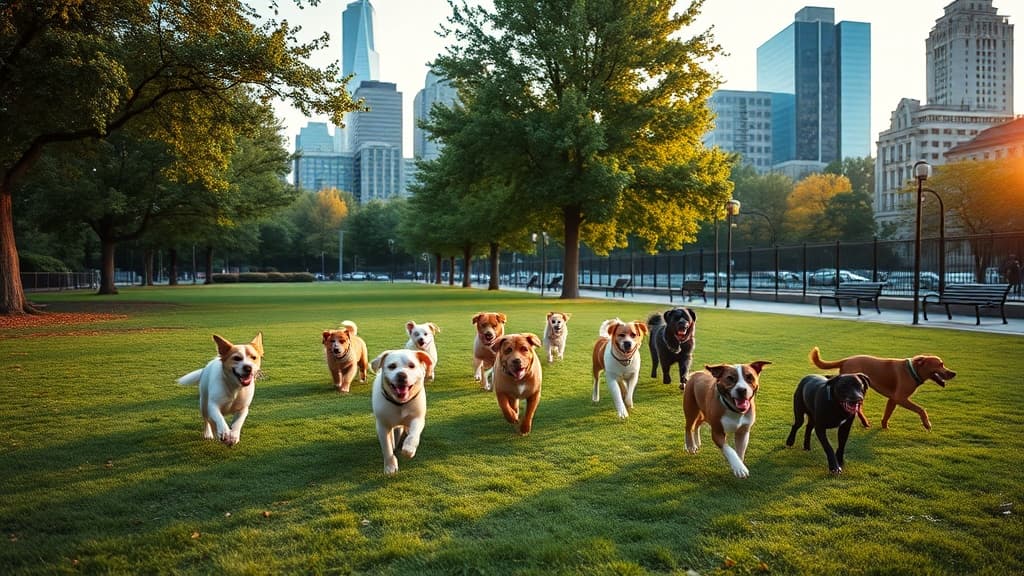 Main Street Dog Run dog park in New York, NY