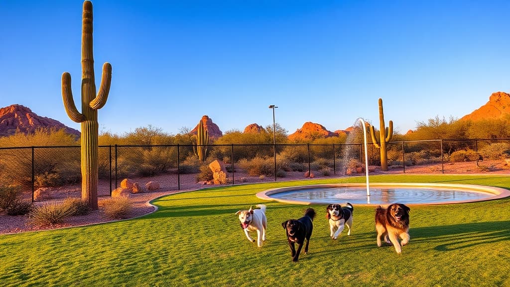 Dog Park at Paseo Vista Recreation Area dog park in Chandler, AZ