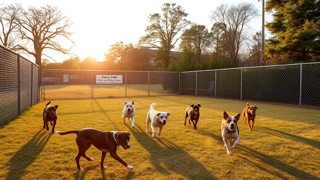 Enderly Park dog park in Charlotte, NC