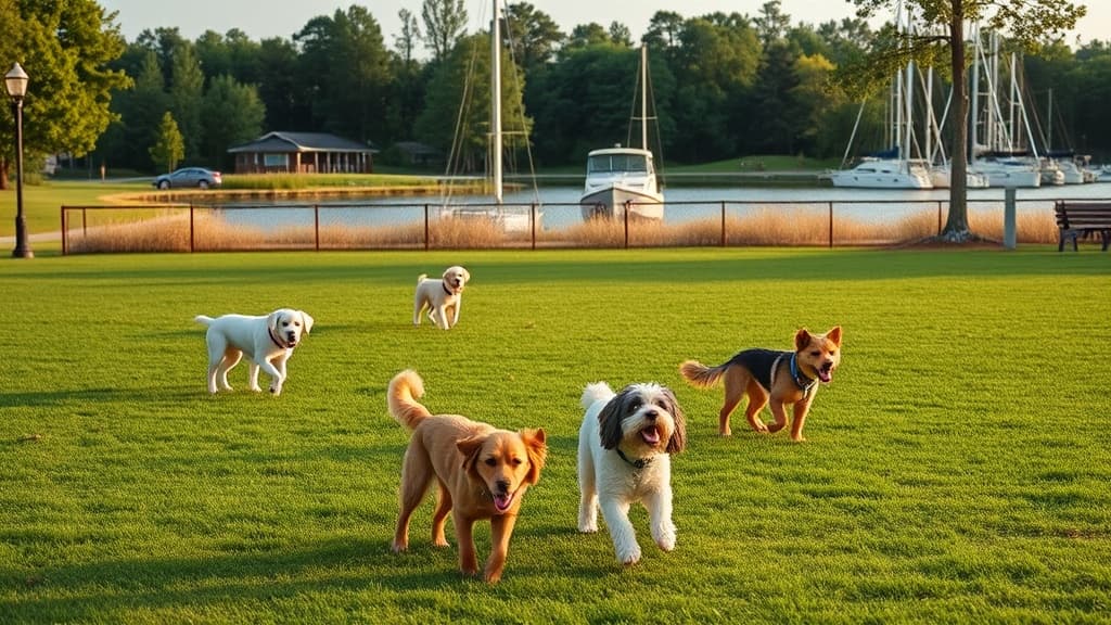 Lake Mackintosh Park & Marina dog park in Burlington, NC